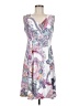 Sandra Darren Paisley Purple Cocktail Dress Size 6 - photo 1