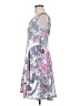 Sandra Darren Paisley Purple Cocktail Dress Size 6 - photo 5