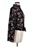 Daytrip Floral Black Long Sleeve Blouse Size L - photo 4