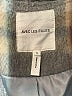 Avec Les Filles Plaid Gray Coat Size S - photo 6