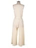 B Collection by Bobeau Solid Ivory Jumpsuit Size M - photo 2