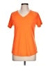 Danskin Now 100% Polyester Orange Active T-Shirt Size L - photo 1