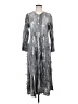 Bitte Kai Rand Metallic Silver Cocktail Dress Size S - photo 1