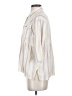 True Craft Stripes Ivory 3/4 Sleeve Button-Down Shirt Size S - photo 5