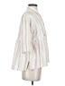 True Craft Stripes Ivory 3/4 Sleeve Button-Down Shirt Size S - photo 4