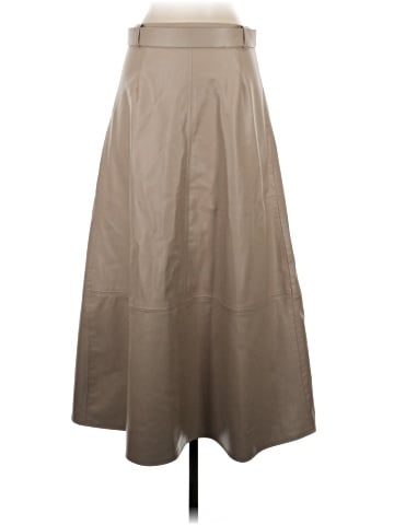 Zara Faux Leather Skirt (view 2)