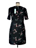 Draper James 100% Polyester Floral Black Casual Dress Size 14 - photo 2