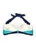 Boden Color Block Teal Swimsuit Top Size 12 - photo 2