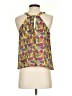 Blush 100% Rayon Yellow Sleeveless Blouse Size S - photo 2