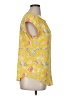 Fun2Fun Yellow Short Sleeve Blouse Size XL - photo 4