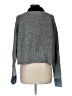 Elan Color Block Gray Pullover Sweater Size M - photo 2