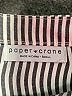 Paper Crane 100% Rayon Stripes Gray Jumpsuit Size S - photo 4