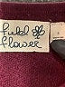Field Flower Burgundy Pullover Sweater Size S - photo 7