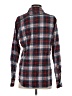 R13 Plaid Red Long Sleeve Button-Down Shirt Size S - photo 2