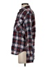 R13 Plaid Red Long Sleeve Button-Down Shirt Size S - photo 5