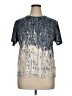 Assorted Brands Metallic Silver Short Sleeve T-Shirt Size XL - photo 1