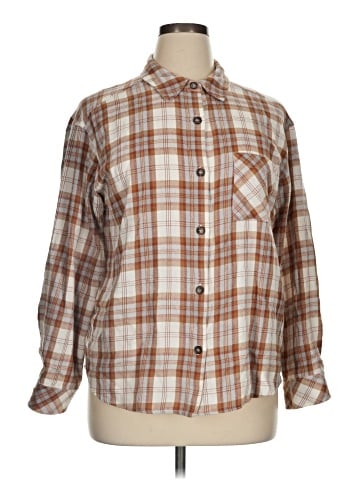 Staccato Long Sleeve Button-Down Shirt (view 1)