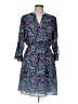 Magnolia Grace 100% Polyester Paisley Blue Casual Dress Size M - photo 1