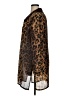 Kaktus 100% Polyester Animal Print Brown 3/4 Sleeve Blouse Size 1X - photo 5