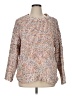 Cable & Gauge 100% Polyester Tweed Tan Pullover Sweater Size 1X - photo 1