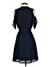XOXO 100% Polyester Solid Blue Casual Dress Size XS - photo 2