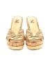 Sergio Zelcer Gold Sandals Size 10 - photo 2