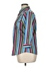 Westbound Stripes Green 3/4 Sleeve Blouse Size 14 - photo 5