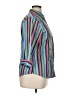 Westbound Stripes Green 3/4 Sleeve Blouse Size 14 - photo 4