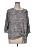 Bobeau Gray 3/4 Sleeve Top Size 1X - photo 1