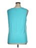 MULTIPLES Teal Sleeveless T-Shirt Size 1X - photo 2
