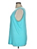 MULTIPLES Teal Sleeveless T-Shirt Size 1X - photo 5