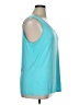 MULTIPLES Teal Sleeveless T-Shirt Size 1X - photo 4
