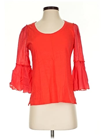 Bordeaux 3/4 Sleeve Top (view 1)