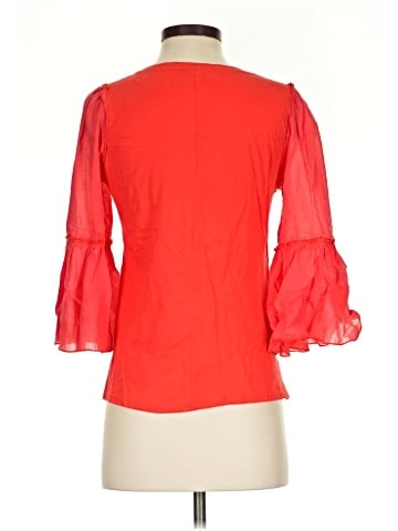 Bordeaux 3/4 Sleeve Top (view 2)