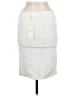 MY TRIBE 100% Leather Stripes White Leather Skirt Size M - photo 2