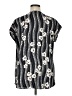 Express Outlet Black Short Sleeve Blouse Size XL - photo 2