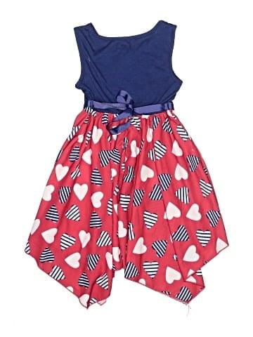 Pink & Violet Dress (view 2)