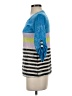 David Cline Stripes Blue 3/4 Sleeve T-Shirt Size S - photo 5