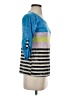 David Cline Stripes Blue 3/4 Sleeve T-Shirt Size S - photo 4