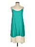 One One Six 100% Polyester Solid Teal Casual Dress Size S - photo 1
