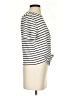 Unbranded Stripes Ivory Short Sleeve Turtleneck Size S - photo 4