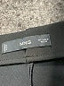 MNG Solid Black Dress Pants Size M - photo 7