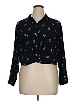 Abercrombie 3/4 Sleeve Button Down Shirt