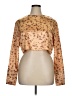Zara Gold Long Sleeve Blouse Size XL - photo 1