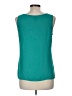 Worthington 100% Polyester Teal Tank Top Size M - photo 2