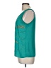 Worthington 100% Polyester Teal Tank Top Size M - photo 5
