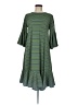 Lularoe Stripes Green Casual Dress Size M - photo 1