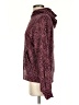 Athleta Animal Print Burgundy Pullover Sweater Size XS - photo 5