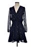 Mi ami 100% Polyester Stars Blue Cocktail Dress Size S - photo 1