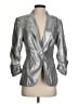 Bebe Metallic Silver Blazer Size 4 - photo 1